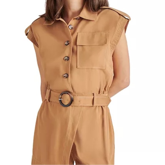 STEVE MADDEN Amabel Belted Romper - Picture 9 of 9